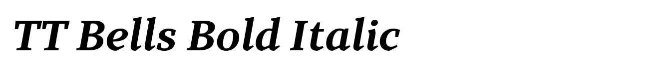 TT Bells Bold Italic image